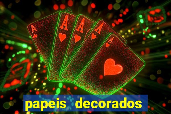 papeis decorados para imprimir