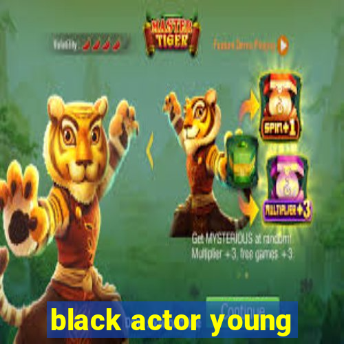 black actor young