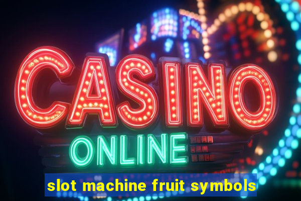 slot machine fruit symbols