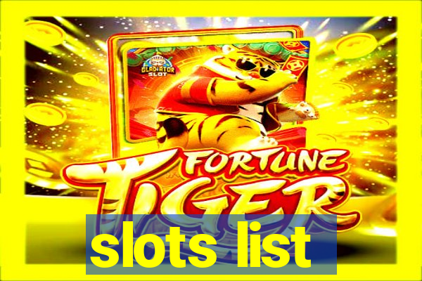 slots list