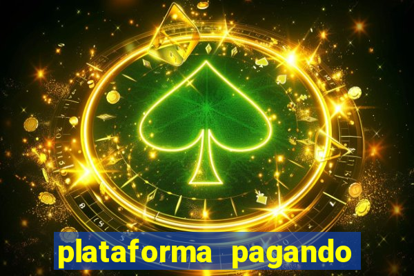 plataforma pagando no cadastro slot