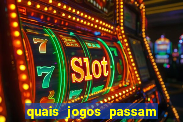 quais jogos passam no sportv