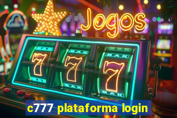 c777 plataforma login