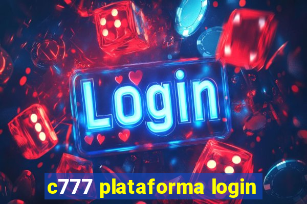 c777 plataforma login