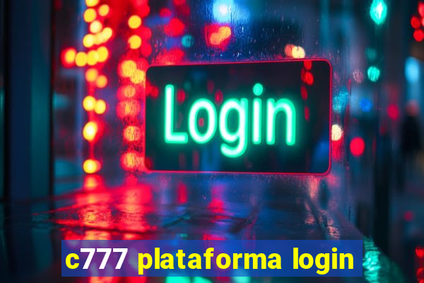 c777 plataforma login