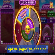 api de jogos de cassino