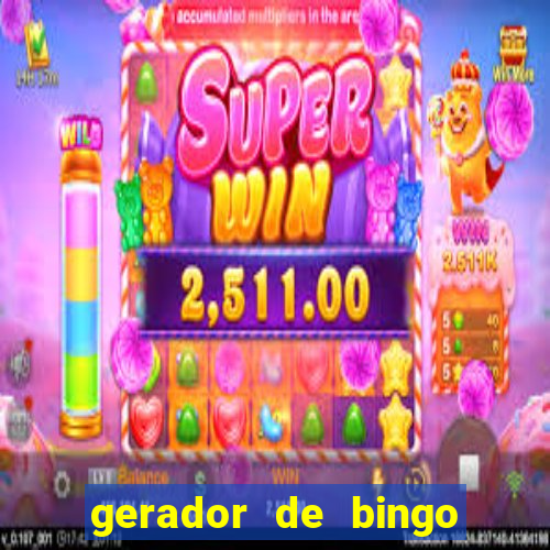 gerador de bingo cha de bebe