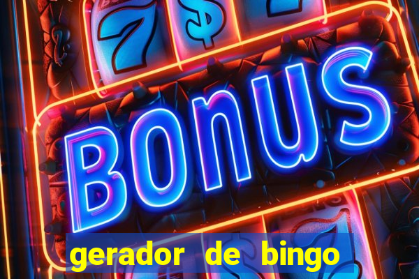 gerador de bingo cha de bebe