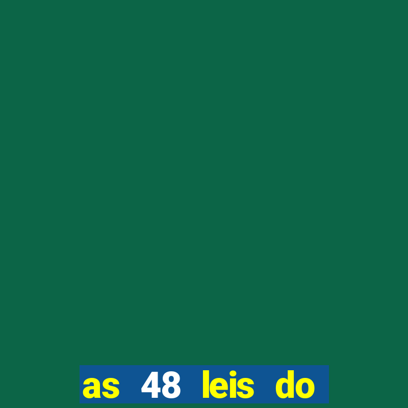 as 48 leis do poder pdf