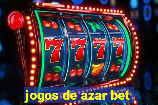 jogos de azar bet