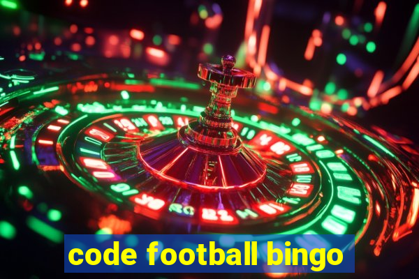 code football bingo