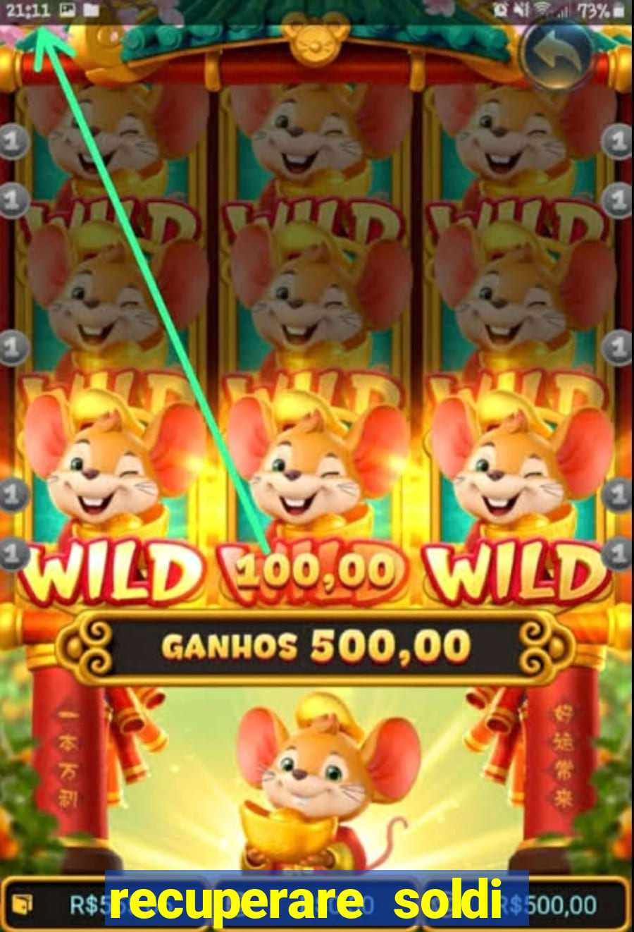 recuperare soldi persi alle slot