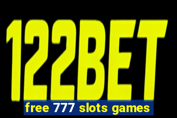 free 777 slots games