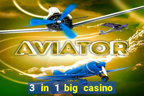 3 in 1 big casino game set