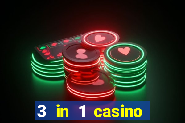 3 in 1 casino game set