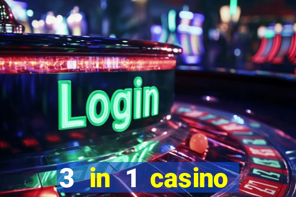 3 in 1 casino game set