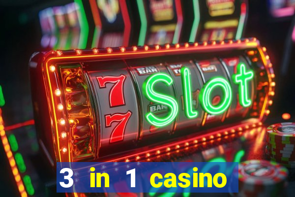 3 in 1 casino game set