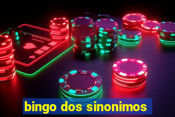 bingo dos sinonimos