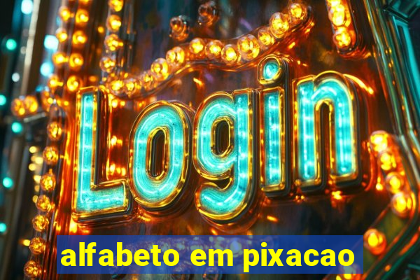 alfabeto em pixacao