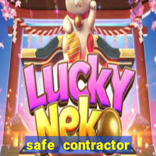 safe contractor approved list