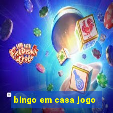 bingo em casa jogo