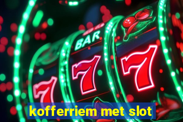 kofferriem met slot