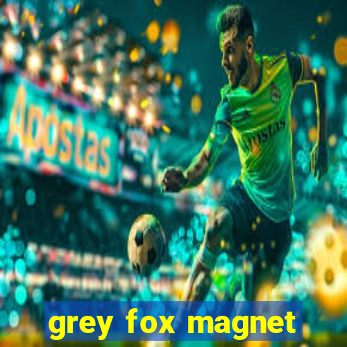 grey fox magnet