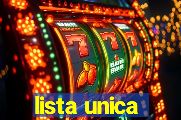 lista unica