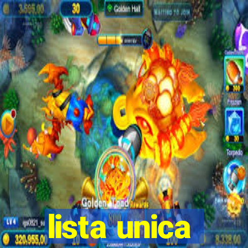 lista unica