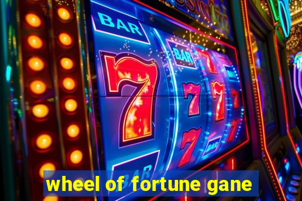 wheel of fortune gane