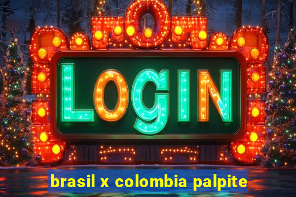 brasil x colombia palpite