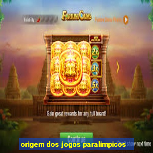 origem dos jogos paralimpicos