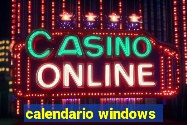 calendario windows