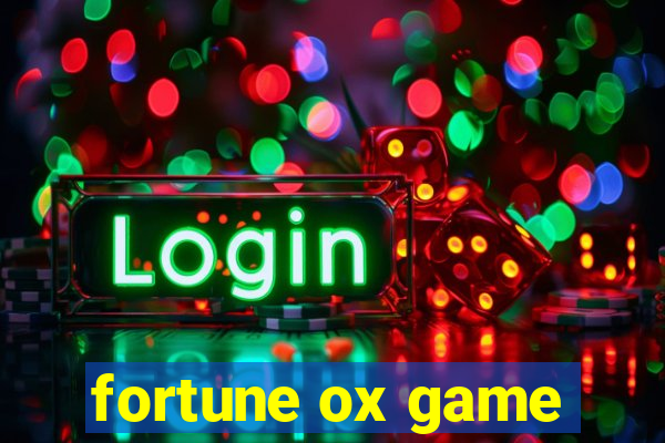 fortune ox game