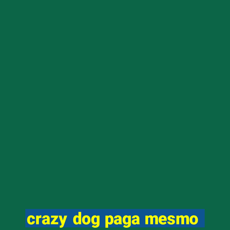 crazy dog paga mesmo