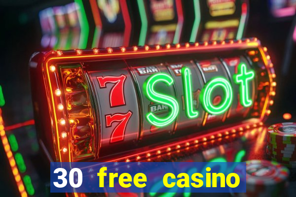 30 free casino bonus no deposit