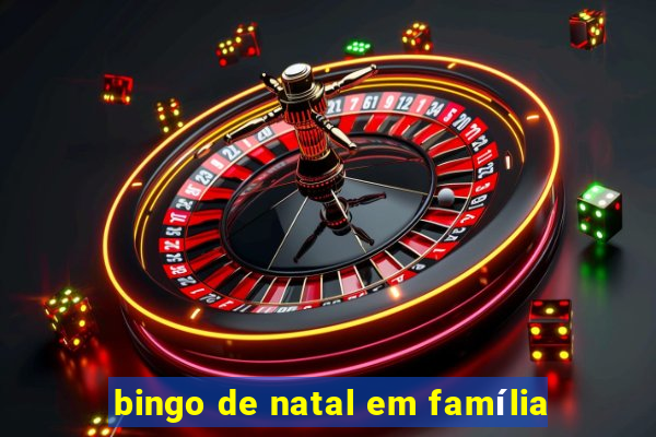 bingo de natal em família