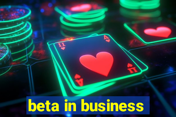 beta in business