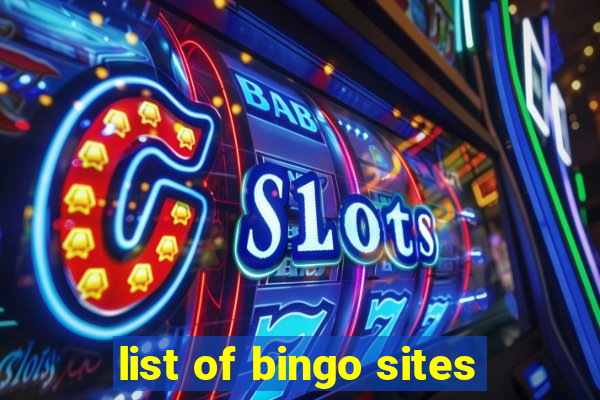 list of bingo sites