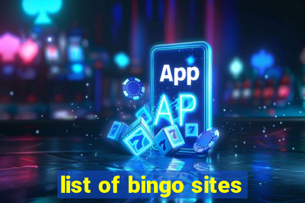 list of bingo sites