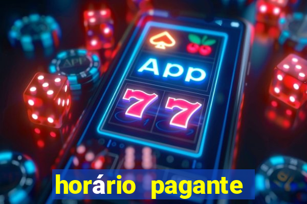 horário pagante fortune mouse