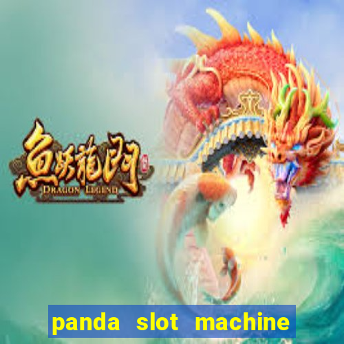 panda slot machine big win