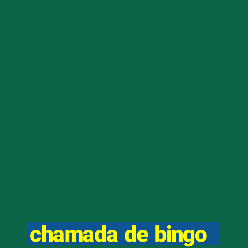 chamada de bingo