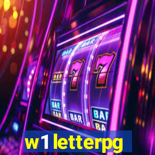 w1 letterpg