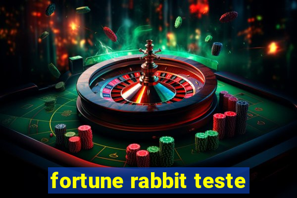 fortune rabbit teste