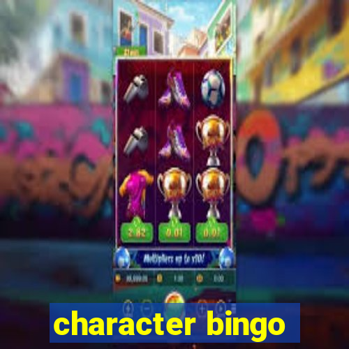 character bingo