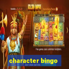 character bingo