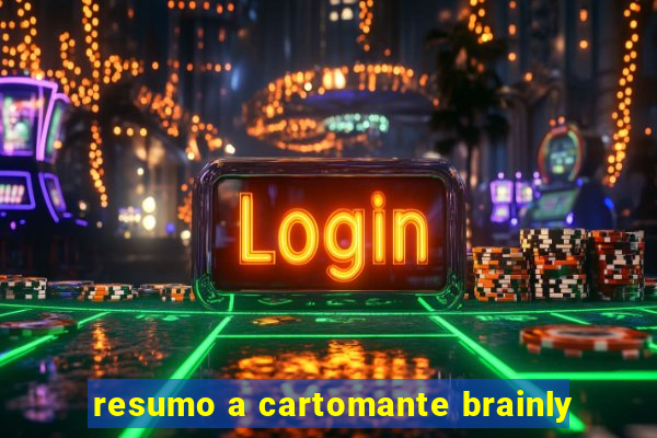 resumo a cartomante brainly