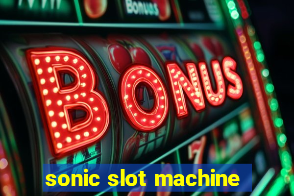 sonic slot machine