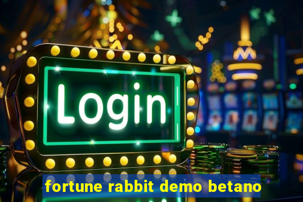 fortune rabbit demo betano